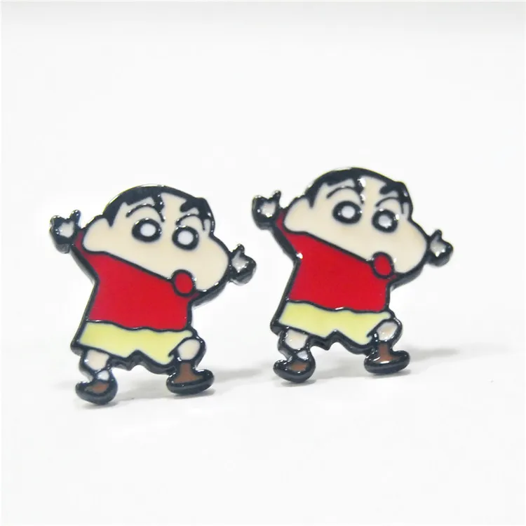 IVYYE Crayon Shin-chan Япония Мода Аниме Сережка с героями мультфильмов милые серьги-гвоздики с животными для женщин девочек детские ювелирные изделия Рождественский подарок