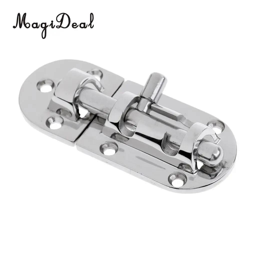 Heavy Duty 2x Canoe Kayak Boat Stainless Steel Slide Surface 3.7' Door Bolt Latch Hardware for Sailing Window Locking Door