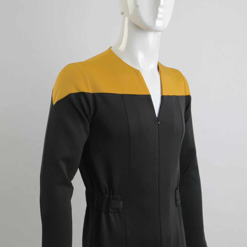 Star Deep Space Nine Trek Commander Sisko Duty cosplay комбинезон желтый костюмы для Хэллоуина Prop