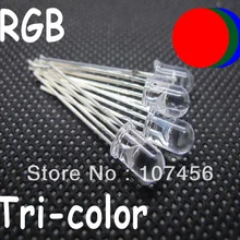 1000 шт. X 5 мм 4 PIN общий анод RGB светодиод красный/зеленый/синий 5 мм светоизлучающий диод