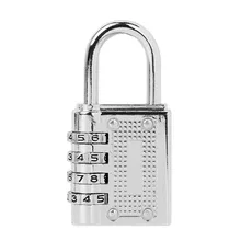 1 шт. 4 с цифровым замком Комбинации пароль защитный замок чемодан кодовый замок выдвижной шкаф для кухонных шкафов, замок для шкафчика