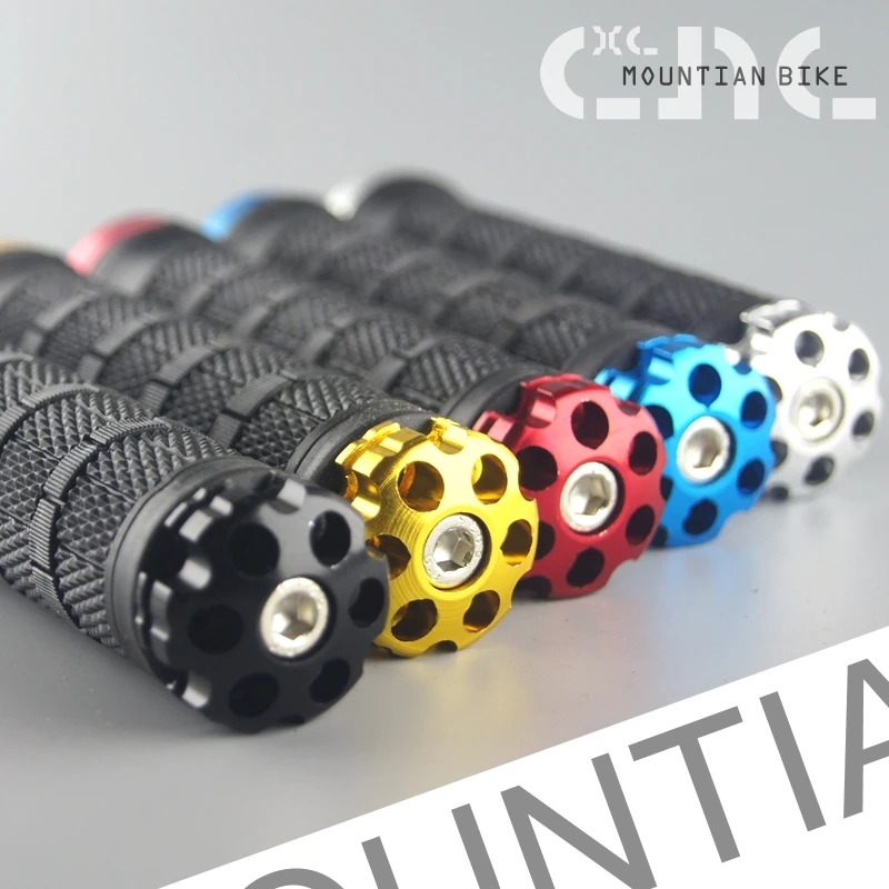 

HOT Cycling Lockable Handle Grip For Bicycle MTB Road Bike Handlebar BicycleGrip Bike Aluminum Alloy + Rubber 7 Colors