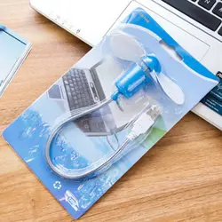 Дропшиппинг USB мини-вентилятор не нужен аккумулятор без кнопки не остановится, неожиданная мягкая металлическая трубка может быть согнута