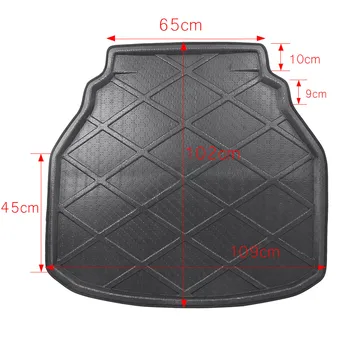 

For Benz C-Class Rear Trunk Cargo Liner Boot Mat Floor Tray Carpet Mud Protector Cover 2009-2016 Automobile Parts Accessories
