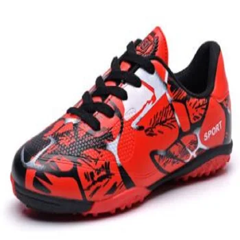 

2019 new juvenile Non-slip wear training shoes Broken nails for teens soccer shoes TPU breathable and comfortable football boots
