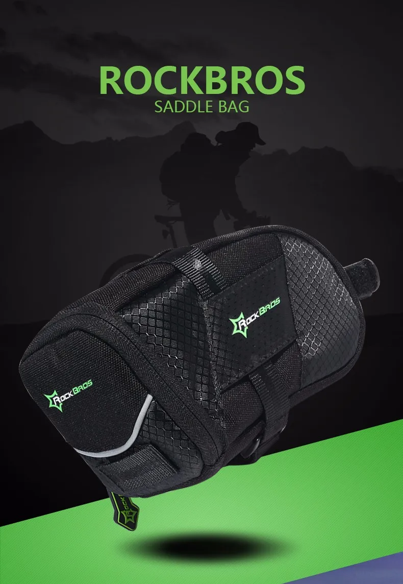 Flash Deal ROCKBROS Bicycle Bike Rear Top Tube Bag Waterproof MTB Bike Bicycle Rear Saddle Bag Cycling Rear Seat Tail Bag Bike Accessories 10