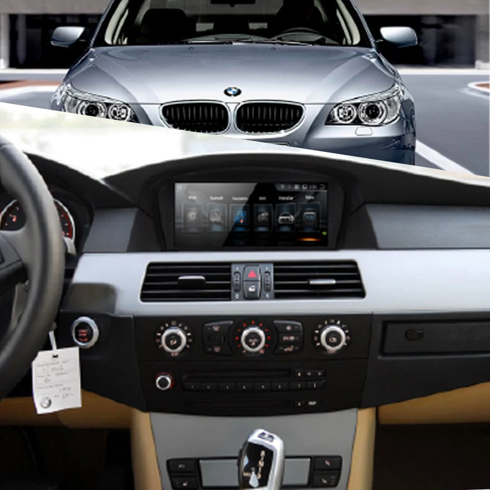Clearance Android 8.110.25" all in one touch IPS Car Radio GPS for BMW 5 series  E60 F10 F11  G30 CIC CCC NBT EVO Car Multimedia Player 4