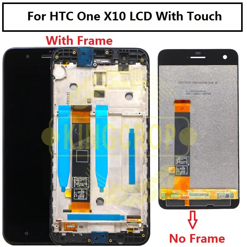 

1920X108 For HTC ONE X10 LCD Display Touch Screen Digitizer Assembly 5.5"Replacement Parts+Tools Free shipping For HTC E66 LCD