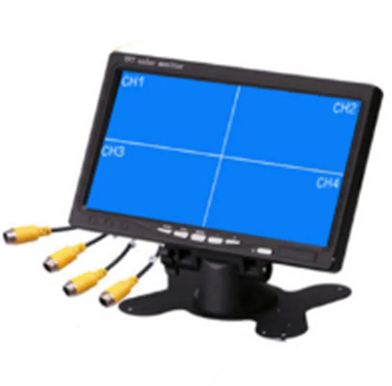 7 Inch 4CH TFT Monitor For CCTV Camera 