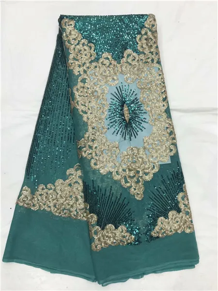 2019 African mesh lace fabric party dress nine colors are available | Дом и сад
