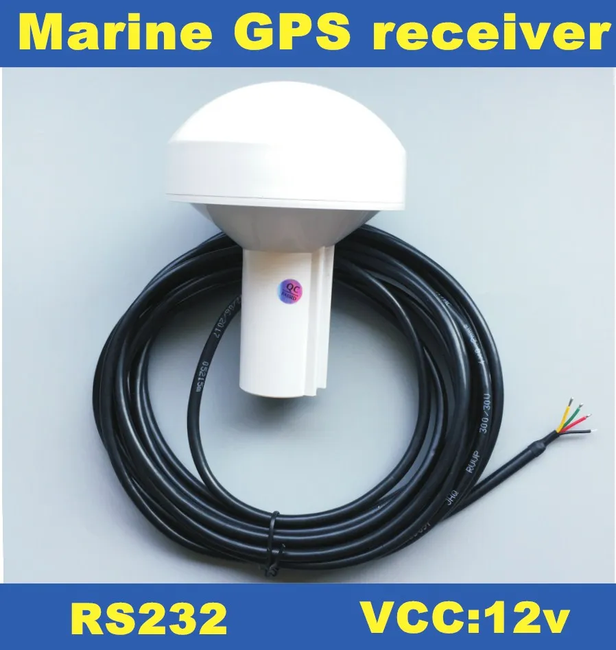 NEW 12V,GPS receiver,RS232,RS 232,boat marine GPS receiver antenna with