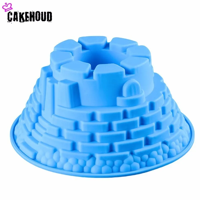 CAKEHOUD, 1 шт., 3D форма замка, форма для торта, силиконовая, принцесса, принц, дворец, вечерние формы для выпечки, форма для выпечки, форма для выпечки