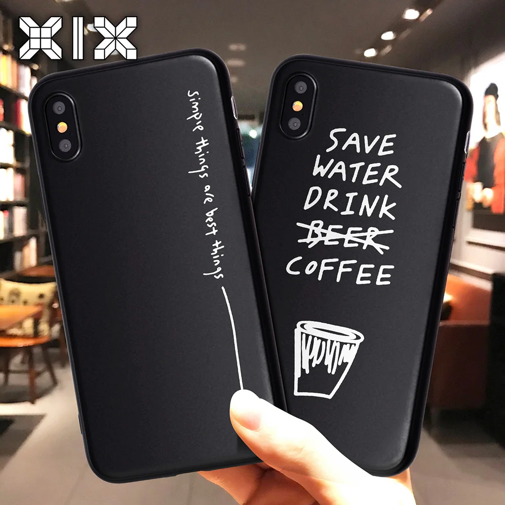 Чехол для iPhone 6 чехол 5S 6S 7 Plus X XS Max XR мягкий из ТПУ Capa | Мобильные телефоны и