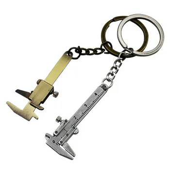 

2018 mini vernier caliper key ring car styling accessories key chain car turbo key chain female jewelry