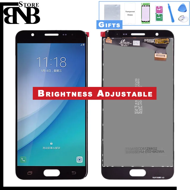 100% протестированный ЖК дисплей для Samsung Galaxy J7 Prime G610 G610F G610K G610L G610S с дигитайзером и