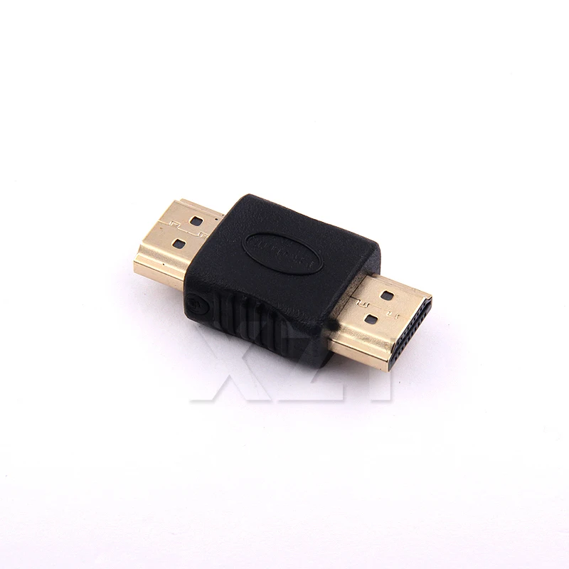 10 шт./партия HDMI к HDMI штекер к Мужской позолоченный муфта удлинители соединителей адаптер конвертер для HDTV проектор для ноутбука