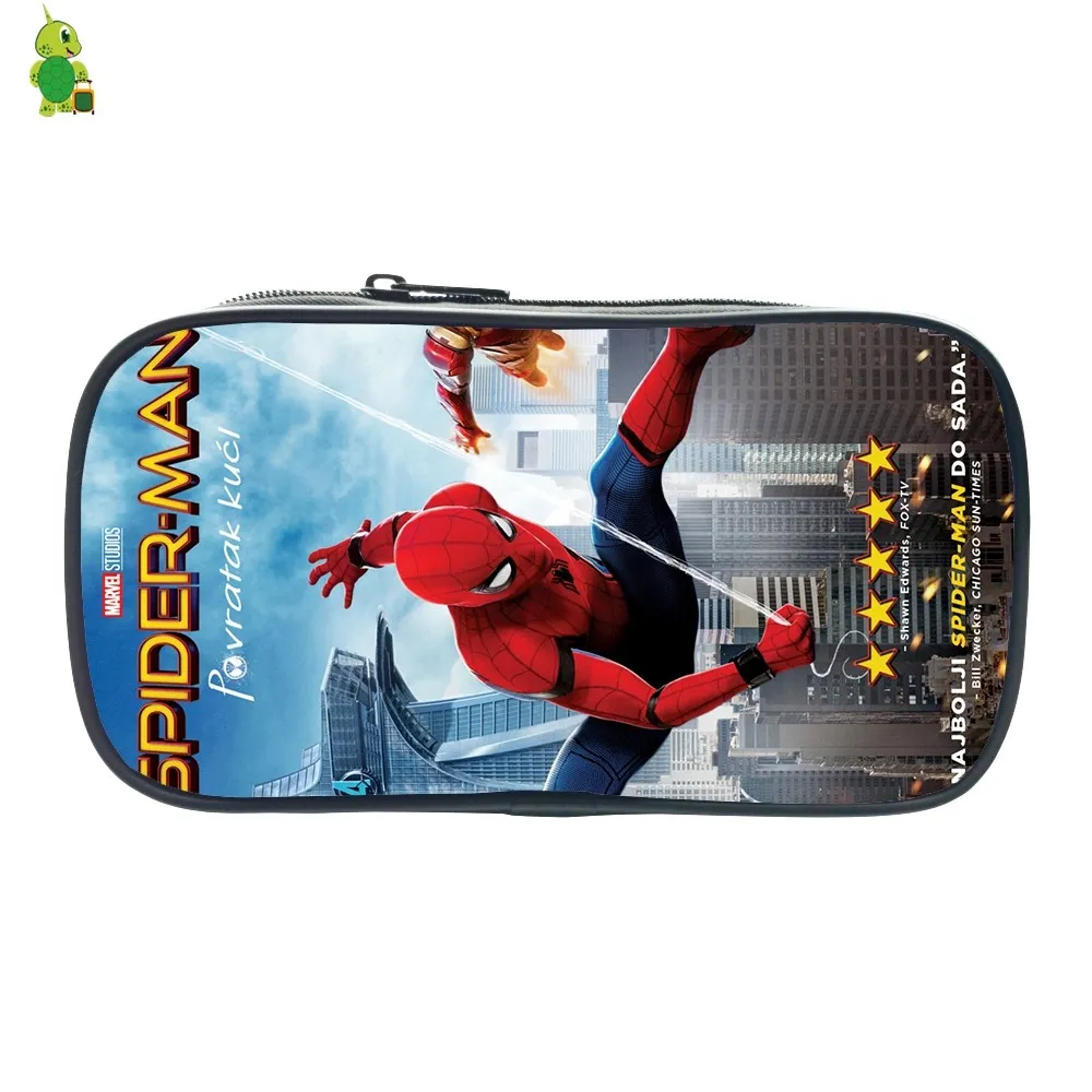 Супергерой Человек-паук пенал для мальчиков детские канцелярские принадлежности сумки для хранения женская мужская косметичка детские школьные принадлежности макияж сумка - Цвет: 18