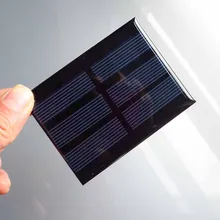 5pc X 1.5V 0.65W 420mA Mini monocrystalline polycrystalline solar generator module panel battery charger enducation kits