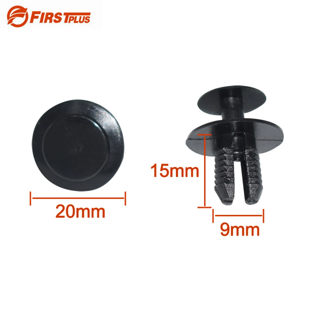 50 X Automotive Kunststoff Clips Auto Fender Bumper Fastener Retainer
