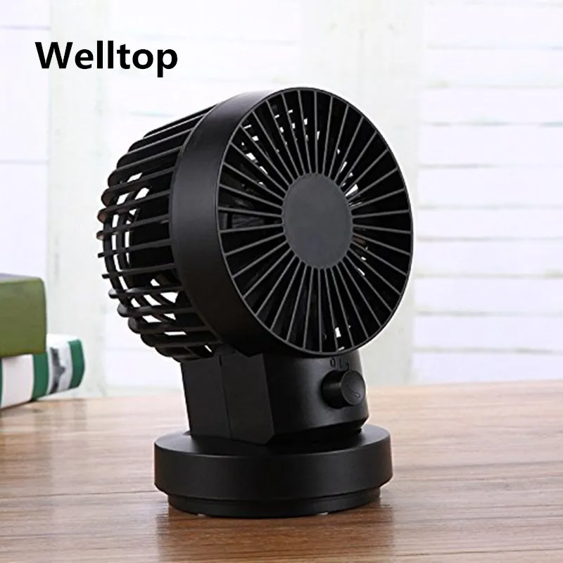 Welltop Ultra quiet Desktop Fan 2 Speed Portable Silent Mini fans