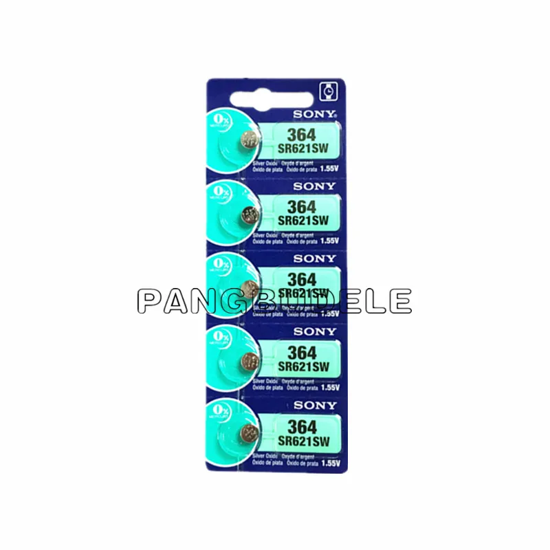 5 шт. 100% D'origine 364 SR621SW V364 SR60 SR621 AG1 Montre батарея бутон ворс Сделано в Японии|Часовые