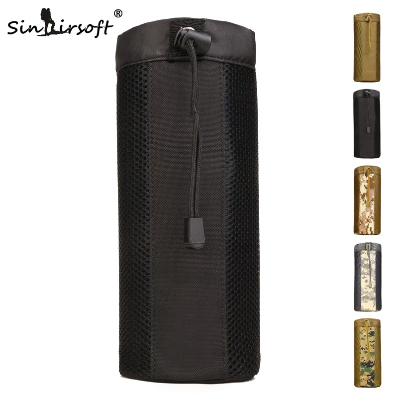 SINAIRSOFT رخوة نظام واحد المياه زجاجة تسلق أكياس غلاية الحقيبة الجيش دائم السفر المشي التكتيكية المياه حقيبة
