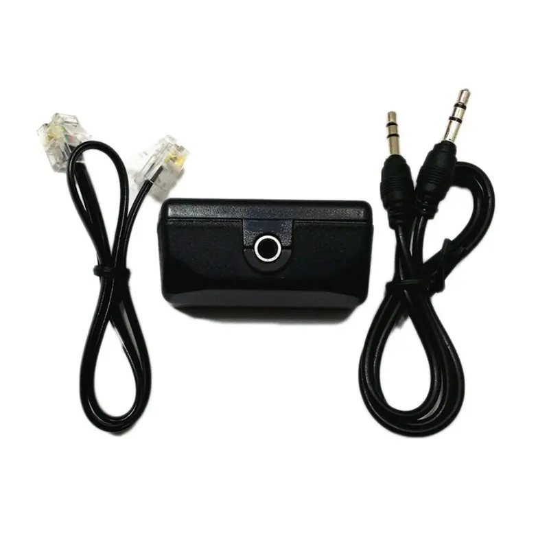 

Recording Adapter with Telephone Line for Digital Voice Recorder Telephone Adapter Line-in Adapter for Dictaphone Recorder Pen