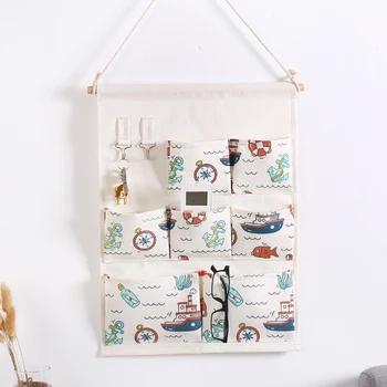 

2017 new Wall Hanging Organizer Home Sundries Jewelry Storage Bags Hanger Organizer Kids Toys Storage Bag Room Organize Bags