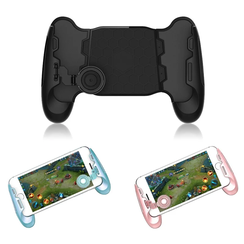 Kopen Telescopische Gamepad Gaming Handgrip Gamer Android Joystick Extended Handvat Game pad voor iPhone X 8 6 S Xiaomi Smartphone