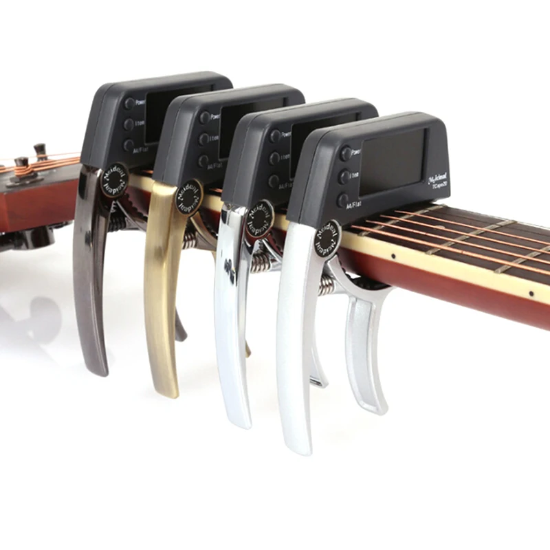 Multifunctional 2 in 1 Guitar Tuner Guitar Capo TCapo20 with LCD for
