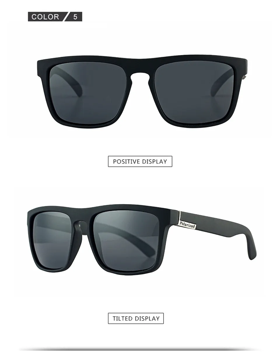 RILIXES 2018 New Men Polarized Sunglasses Classic Men Wrap Frame Brand Designer Sun glasses UV400 All-Fit Mirror Sunglass   (8)