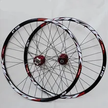 MTB горный велосипед с ЧПУ полый передний 2 задний 4 герметичные подшипники ступица 26 дисковые колеса обод 27,5 29
