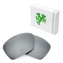 Mryok поляризованные Сменные линзы для Оукли истца квадратные солнечные очки Серебро Титан