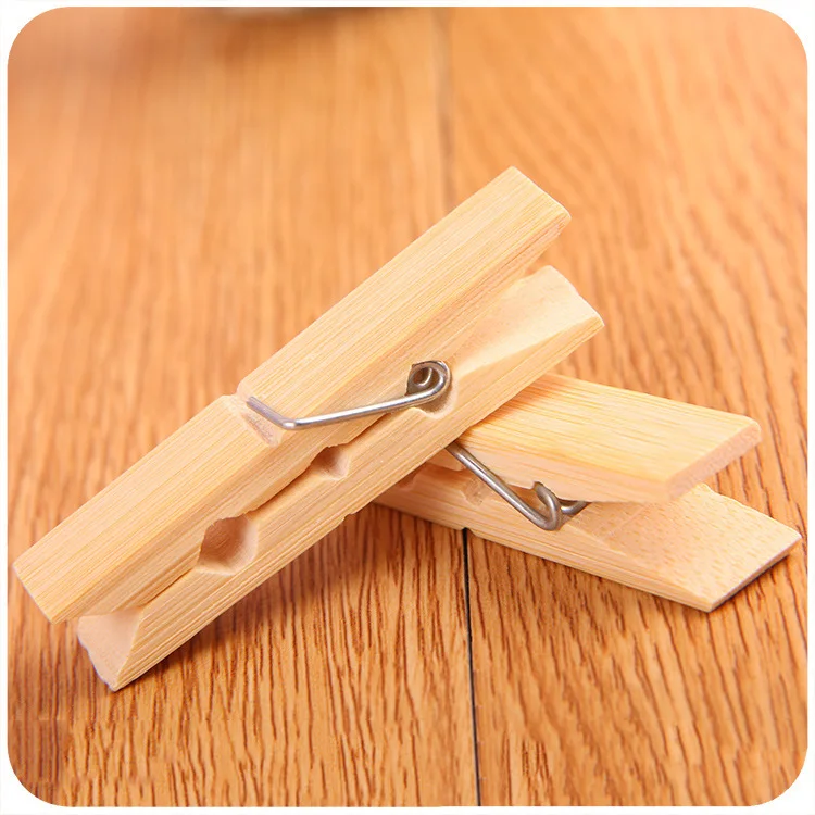 Bamboo laundry clip clothespin clothespins pants folder 20 bamboo wind