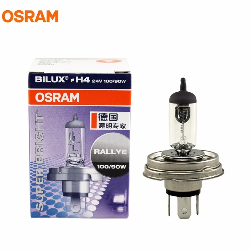 OSRAM H4 62245 24V 100/90W P45t внедорожные стандартные автомобильные лампы, галогенные фары для грузовиков, дальний/ближний свет для бездорожья 1X