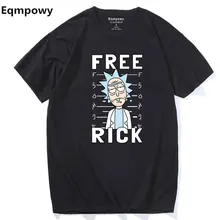 2017 Summer New Anime Cool Rick Morty Print Men T Shirt Peace Among Worlds Folk T-Shirt 100% Cotton Casual Funny Short Tops Tees