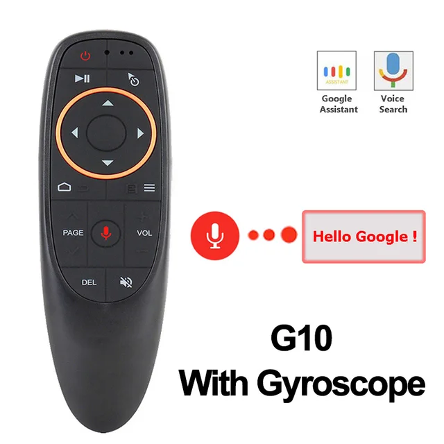 G10 Google Voice Remote Control 2.4G Wireless Air Mouse Microphone