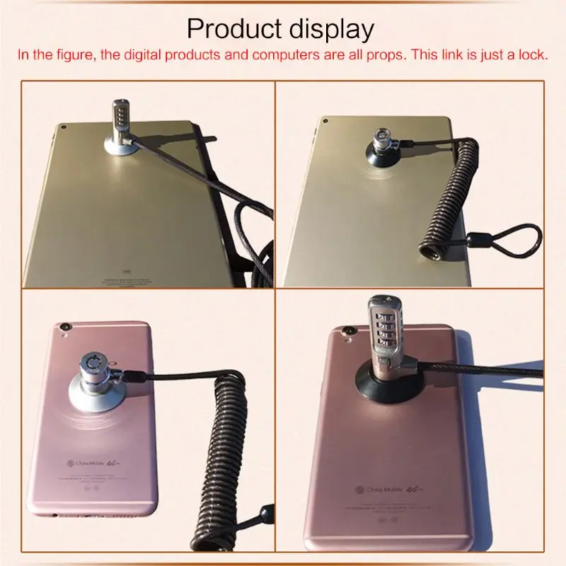 

Durable Notebook Anti Theft Portable Lock Hole Round Tablet Laptop ForNotebook 10166