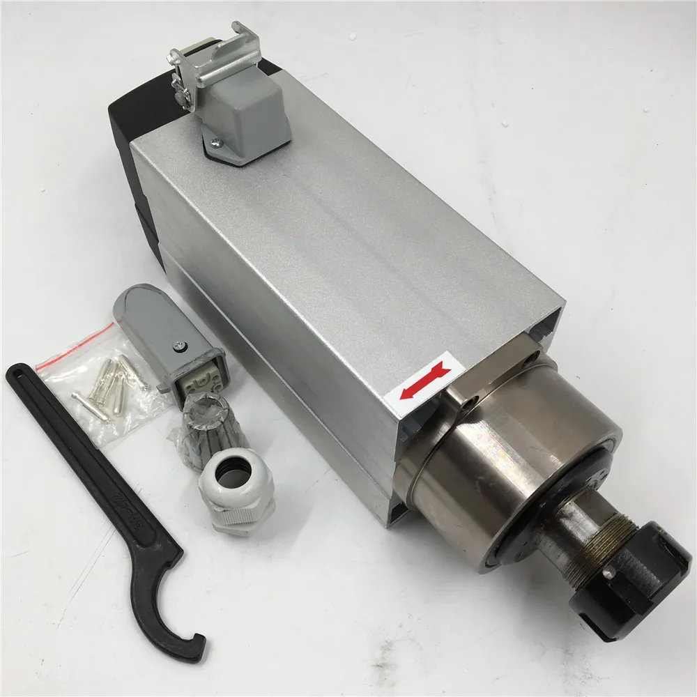 2.2KW AC Spindle Motor ER25 Air Cooled 380V 18000rpm Electric Spindle