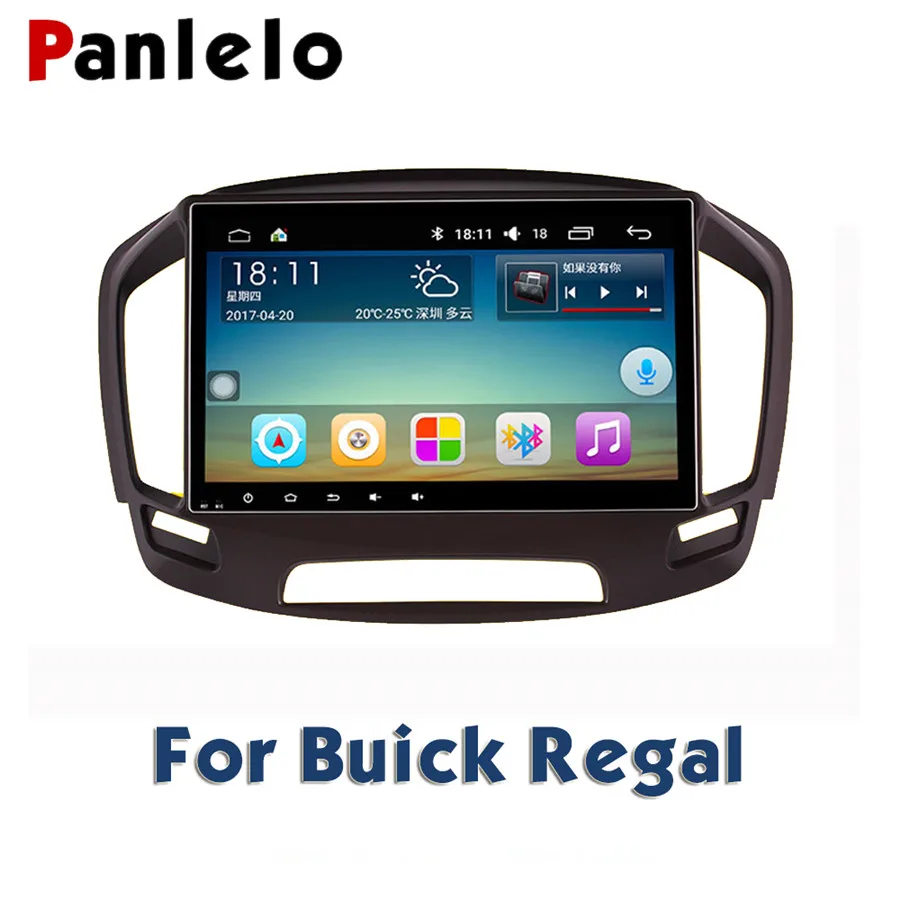 Panlelo для Opel Insignia Mokka OMEGA Yat Antara 2 din Android авто радио gps навигация AM/FM/RDS Bluetooth мультимедийный плеер - Цвет: For Buick Regal
