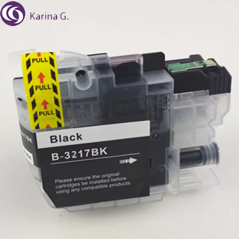 Совместимый чернильный картридж для принтера Brother LC3217 для Brother MFC-J5330DW/MFC-J5335DW/MFC-J5730DW/MFC-J5930DW/MFC-J6530DW/MFC-J6930DW - Цвет: 1 Black