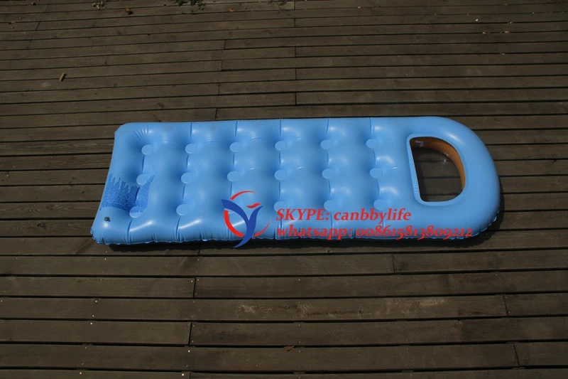 Intex 18-Pocket Suntanner плавательные Матрасы для бассейнов Плавающие Надувные пляжные воды Lounge плот с прозрачным окном