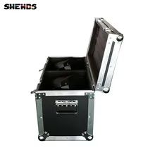 Чехол FlightCase с 2 шт. Светодиодный прожектор 90 Вт 6 Призма DMX512 16 каналов сценический эффект освещение для DJ Дискотека вечерние ночной клуб танцевальный пол бар