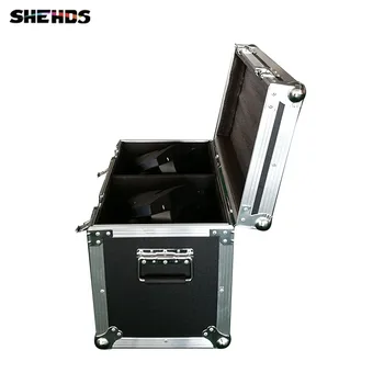 Prijzen Flightcase Met 2 Stuks Led Spot 90W 6 Prisma DMX512 16 Kanalen Podium Effect Verlichting Voor Dj Disco Party nachtclub Dansvloer Bar