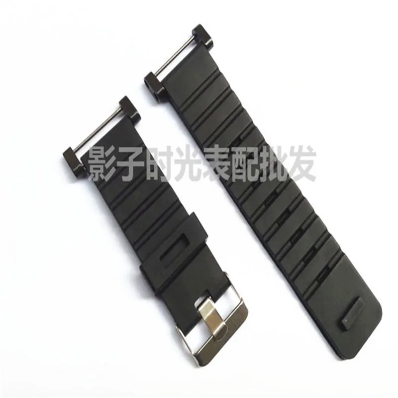 T-AMQ, 24 мм, черный резиновый силиконовый ремешок для часов Suunto Core, сменный ремешок для часов, ремешок для часов, адаптеры для часов, браслет-90 - Цвет ремешка: Black