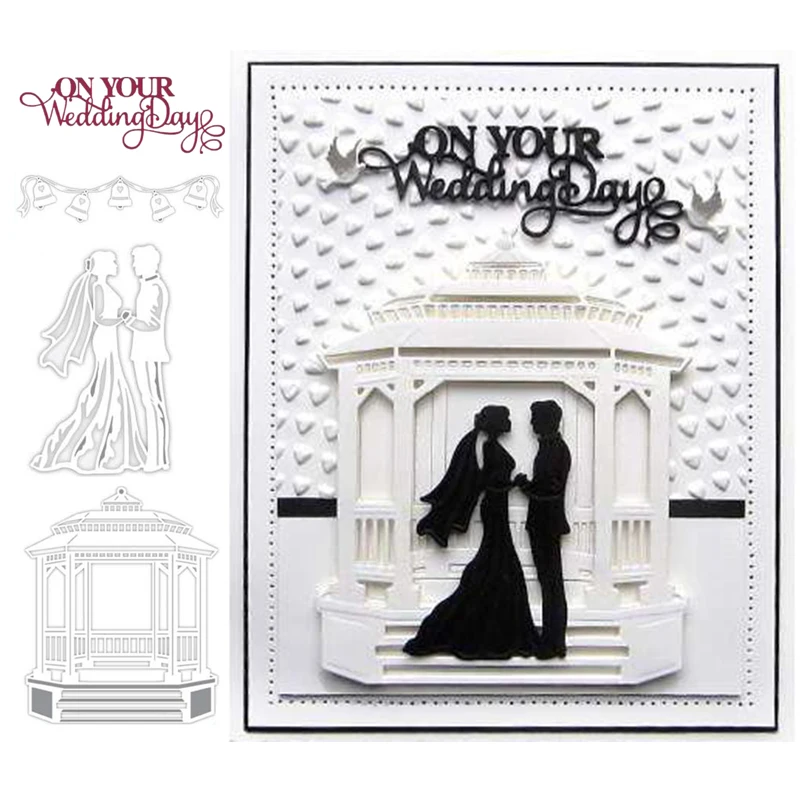 

Character Bell Blessing Metal Cutting Dies Stencils for DIY Scrapbooking Album Stamp Card Embossing New 2019 Die Cut