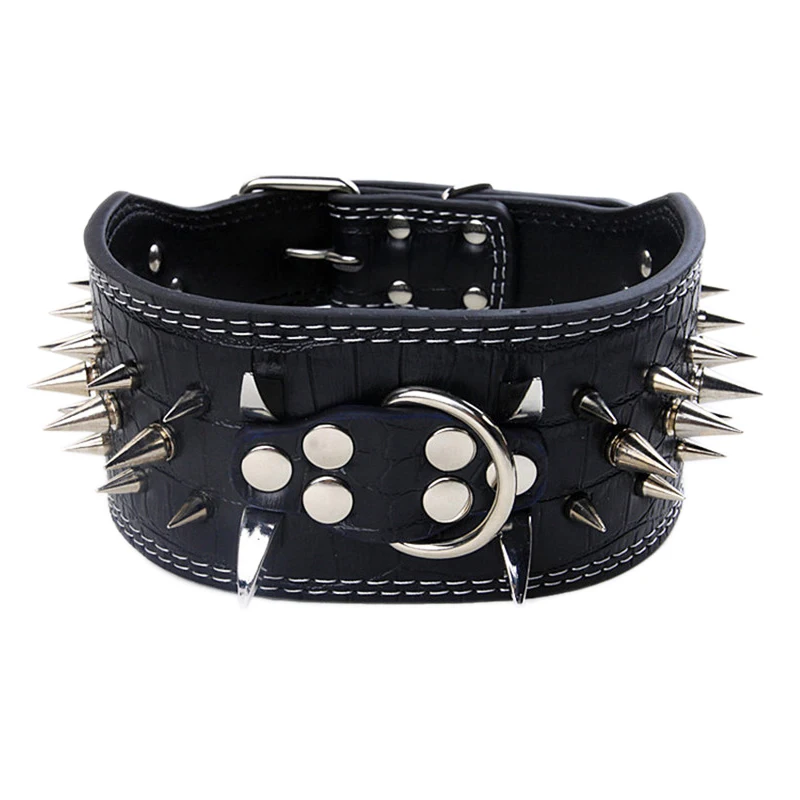 7.5CM Spiked A Large Dogs Collars Necklace Supplies labrador For A Big