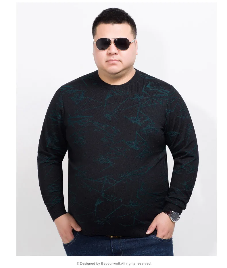 10XL 8XL 6XL кашемировый свитер Для мужчин брендовая одежда Для мужчин свитера печати повесить PYE Повседневная рубашка шерстяной пуловер Для
