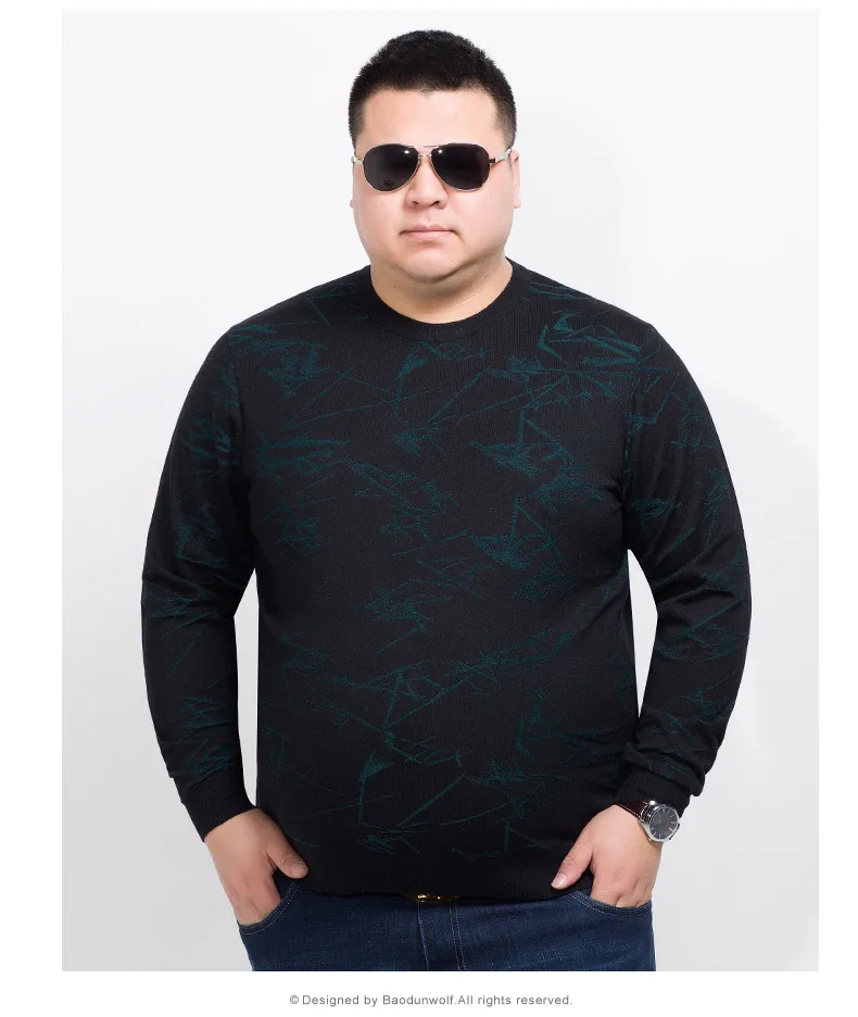 10XL 8XL 6XL кашемировый свитер Для мужчин брендовая одежда Для мужчин свитера печати повесить PYE Повседневная рубашка шерстяной пуловер Для мужчин тянуть Платье с круглым вырезом