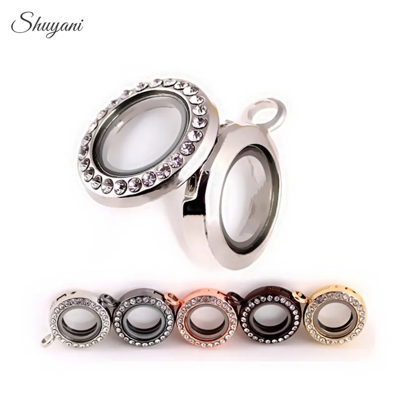 Buy Shuyani (10pcs/lot) 20mm Round Floating Locket